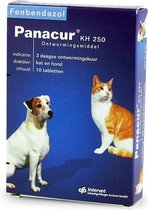 Panacur Ontworming - Hond En Kat - 10 Tabletten