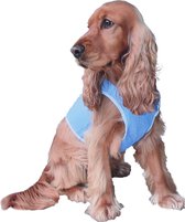 Honden Koelvest - Cool vest  - PVA  - blauw - Maat: L - Ø 85 cm