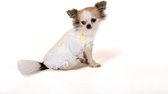 I Love my Dog Hondenjurkje Crystal, Wit met Geel