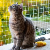 Kattennet Premium - 8 x 3M - Katten net Voor Balkon - Transparant - Balkon net - Makkelijk te monteren - Kattengaas - gaas