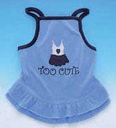 Nobby - Hondenjurk Too Cute - Blauw - 30 cm