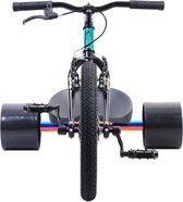 Sullivan Junior Big Wheel Slider Drift Trike met 18" voorwiel and V-rem - neo/zwart