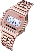 Hidzo Horloge Digital Watch ø 37 mm - Rose-Goud - Staal