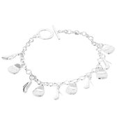 Zilveren Armbandje (925 Sterling) - Schoenen - Pumps - Tasje - Lieve Jewels