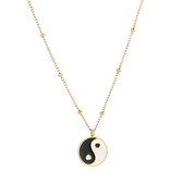 Michelle Bijoux Collier Balls Yin Yang Goud JE14187