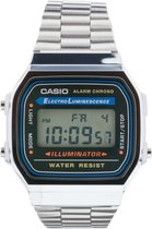 Casio Vintage Iconic A168WA-1YES Unisex Horloge 36,3 mm - Zilverkleurig