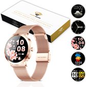 Golden Sound - Smartwatch Pro Dames - 3 extra bandjes - geschikt voor IOS, Android en HarmonyOS- Saturatiemeter - 40mm