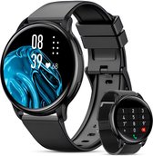 Fance Smartwatch - Zwart - Smartwatch Heren & Dames - HD Touchscreen - Horloge - Stappenteller - Bloeddrukmeter - Saturatiemeter - IOS & Android