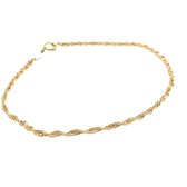 Pat's Jewels gouden armband dames - 14 karaat armband - koord armband - minimalistische armband