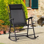 Outsunny Schommelstoel schommelbank schommelligbed schommelstoel inklapbaar tot 120 kg 84A-099-1