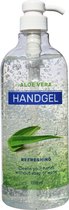 Handgel alcohol & Aloe Vera - fles 1 liter - met pomp