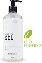 Hygiënische Handgel 500 ml met dispenserpomp |Vrij van Microplastics | Hygienische Handgel | Bio-alcohol ethanol | Alcoholgel |Handalcohol