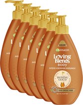 Garnier Loving Blends Body Honing goud Bodymilk  - 6 x 250ml - Voordeelverpakking
