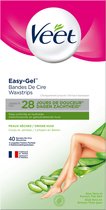 Veet - Ontharingsstrips - Benen & Lichaam - Droge Huid - Easy-Gelwax - 40 stuks