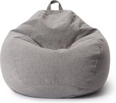 Lumaland Comfort Line Indoor Zitzak XXL - 100x120x50cm / 315l - Lichtgrijs