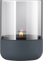 Blomus windlicht Calma steel gray S