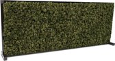 Bureauscherm / deskdivider van rendiermos - kleur: Moss Green - afm: 120 x 47,5 cm (bxh)