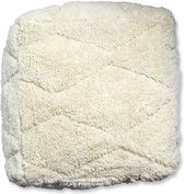 Poufs&Pillows - Marokkaanse poef - handgeweven fluffy vloerkussen - 100% wol - ongevuld