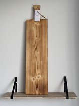 88Wood Borrelplank - 80cm - Gebrand