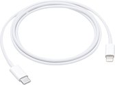 Apple USB-C naar Lightning oplaadkabel - 1m - wit (MX0K2ZM/A)