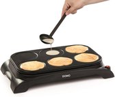 Domo DO8709P Familie Crepêmaker - Pannenkoekenmaker - Zwart