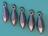 Vislood Poseidon Lood 50 gr 5 stuks Grijs