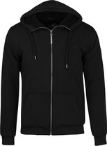 BJØRNSON Kenny Sweatvest Heren - Teddy Gevoerd - Hoodie - Maat L - Zwart