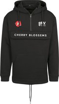 Rugby Vintage - Japan Cherry Blossems Anorak Hoodie – Zwart