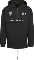 Rugby Vintage - All Blacks Anorak Hoodie – Zwart