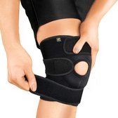 BRACOO KS10 Kniebandage - verstelbare neopreen kniebrace - rechter/linker knie - patella stabilisator opening - zwart