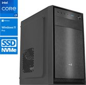 Intel Compleet PC | Intel Core i7-10700 | 16 GB DDR4 | 1 TB SSD - NVMe | Windows 11 Pro