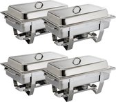 Olympia Milan chafing dish set 4 stuks