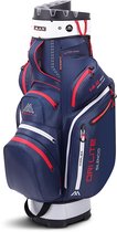 Big Max Dri Lite Silencio 2 golf cartbag (marineblauw/rood)