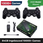 Gamc® Game Stick 4K 10000 Games - Draagbare Gameconsole - Game Stick - Inclusief 2 Controllers - 64GB