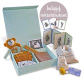 Luvion Baby Memory Box - Herinneringsdoos - Baby Geschenkset - Kraamcadeau - Babyshower – 23 delig Cadeau - Jongen - Meisje