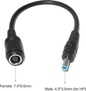 Verloopkabel voor o.a. HP 7.4mm Smartpin adapter naar HP Bluejack 4.5mm