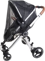 FreeON universele Baby Klamboe voor buggy, kinderwagen, wandelwagen en co-sleeper - Muggennet - Zwart