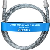 Dparts condensafvoerslang - 1,5 meter - 8mm x 10mm - afvoerslang voor condensdroger - condensafvoer droger droogkast warmtepompdroger wasdroger - condensslang 1,5m - vervangt opvangbak condensbakje condensbox