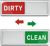 Vaatwasser sticker - vaatwasser magneet schoon vies - magneet clean dirty - keuken organiseren