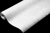 Wicotex-Tafelpapier op rol Damastpapier 120cm x 8m Uni wit