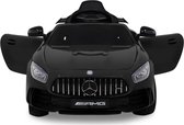 Mercedes Elektrische Kinderauto GTR Zwart - Krachtige Accu - Op Afstand Bestuurbaar - Veilig Voor Kinderen