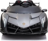 Elektrische Kinderauto Lamborghini Veneno 4x4 Grijs 2 persoons 24V Met Afstandsbediening FULL OPTION