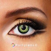 Partylenzen - Green Wolf - jaarlenzen met lenshouder - kleurlenzen Partylens®