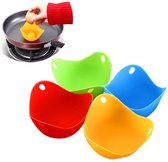 Ei Pocheerder - Siliconen BPA vrij - Eieren Pocheren - Eierkoker - Egg Benedict - Keuken accessoire