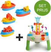 Little Tikes Watertafel Fountain Factory met 4 kunststof bootjes