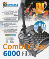 Combi Clear filter 6000 met 11W UVC - SuperFish