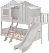 Kinderbed - Boomhut - 90 x 200 cm - Wit