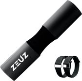 ZEUZ® Barbell Pad – Squat & Hip Thrust - Fitness – Halter Kussen & Nekbeschermer – Zwart