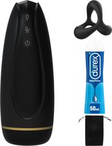 Nappex Pocket Pussy - Sex Toys voor Mannen - Masturbator - Vibrator - Durex - Glijmiddel - Cockring