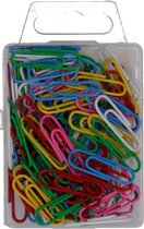 Paperclips gekleurd - Paperclips in doosje - 100x Kleine Paperclips |Paperclip| Kantoor / School / Thuis | Paper Clips | Multikleur